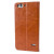 Olixar Leather-Style ZTE Blade S6 Wallet Stand Case - Light Brown 2