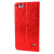 Olixar Leather-Style ZTE Blade S6 Wallet Stand Case - Red 3