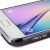 Funda Samsung Galaxy S6 Glimmer Polycarbonate- Negra y Transparente 10