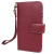 Olixar Samsung Galaxy S6 Tasche im Brieftaschen Design in Floral Rot 2