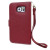 Olixar Samsung Galaxy S6 Tasche im Brieftaschen Design in Floral Rot 3