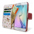 Olixar Leather-Style Samsung Galaxy S6 Lommebok Deksel -  Rød 7