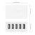 Aukey 5 Port USB Charging Station - White - UK Plug 4