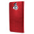 Funda HTC One M9 Plus Olixar Tipo Cartera Estilo Cuero - Roja 3