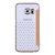 Momax Haute Couture Samsung Galaxy S6 Edge Clear View Cover - Goud  4
