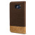 Olixar Premium Fabric Samsung Galaxy S6 Wallet Case - Dark Brown 3