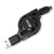 Olixar Retracta-Cable Micro USB Charge and Sync Cable - Zwart 2