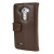 Olixar Premium Genuine Leather LG G4 Wallet Case - Brown 3