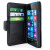 Olixar Premium Genuine Leather Microsoft Lumia 640 Wallet Case - Black 3