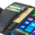 Housse Portefeuille Microsoft Lumia 640 Cuir Véritable Olixar – Noire 13