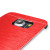 Olixar Aluminium Samsung Galaxy S6 Edge Shell Skal - Röd 5