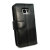 Tuff-Luv Vintage Leather Samsung Galaxy S6 Edge Wallet Case - Black 7