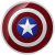 Official Samsung Avengers Qi Wireless Charger Pad - Captain America 2