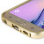 Bling Crystal Samsung Galaxy S6 Metal Bumper Case - Gold 4