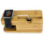 Base de carga de bamboo para el iPhone y el Apple Watch 7