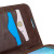 Olixar Floral Fabric Samsung Galaxy S6 Wallet Case - Blue 9