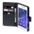 Olixar Premium Genuine Leather Sony Xperia M2 Wallet Case - Black 3