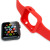 Olixar Soft Silicone Apple Watch 3 / 2 / 1 rem och Skal - 38mm - Röd 6