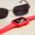 Olixar Soft Silikon Apple Watch 3 /2 /1 Sport Hülle mit Band(38mm) Rot 11