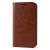 Olixar Leather-Style Samsung Galaxy J1 2015 Wallet Case - Brown 2