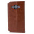 Olixar Leather-Style Samsung Galaxy J1 2015 Wallet Case - Brown 3