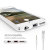  Obliq Slim Meta II Series iPhone 6S / 6 Case - Wit / Champagne Goud 6