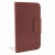 Encase Rotating Leather-Style ZTE Blade D6 Wallet Case - Brown 3