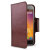 Encase Rotating Leather-Style ZTE Blade D6 Wallet Case - Brown 5