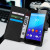 Olixar Premium echte Leren Sony Xperia Z4 Aqua Wallet Case - Zwart 5