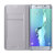 Official Samsung Galaxy S6 Edge Plus Flip Wallet Cover - Silver 5