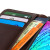 Olixar Samsung Galaxy J1 2015 Ledertasche WalletCase in Braun 10