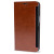 Olixar Leather-Style Samsung Galaxy S6 Edge Plus Wallet Case - Brown 3