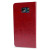 Olixar Kunstleder Wallet Case Samsung Galaxy S6 Edge+ Tasche in Rot 3