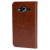 Olixar Leather-Style Samsung Galaxy Core Prime Wallet Case - Brown 2