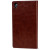 Olixar Leather-Style Sony Xperia Z5 Wallet Stand Case - Brown 4