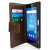 Olixar Sony Xperia Z5 Wallet Case Ledertasche in Braun 6