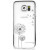 Olixar Dandelion Samsung Galaxy S6 Edge Shell Case - Silver / Clear 2