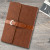 Funda iPad Mini 4 Olixar Vintage Tipo Cuero y Soporte - Marrón Oscura 11