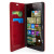 Housse Portefeuille Microsoft Lumia 950 Olixar Imitation Cuir - Rouge 8