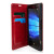 Olixar Leather-Style Microsoft Lumia 950 XL Plånboksfodral - Röd 10