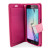 Mercury Rich Diary Samsung Galaxy S6 Premium Wallet Case - Pink 10