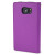 Mercury Rich Diary Samsung Galaxy S6 Premium Wallet Case - Purple 2