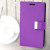 Mercury Rich Diary Samsung Galaxy S6 Premium Wallet Case - Purple 8