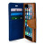 Mercury Canvas Diary iPhone 6S / 6 Wallet Case - Blue / Camel 10