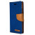 Mercury Canvas Diary iPhone 6S Plus / 6 Plus Wallet Case - Blue/Camel 4