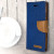 Mercury Canvas Diary iPhone 6S Plus / 6 Plus Plånboksfodral- Blå/kamel 12