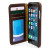 Vaja Wallet Agenda iPhone 6S / 6 Premium Leather Case - Dark Brown 6