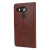 Olixar Leather-Style Nexus 5X Wallet Stand Case - Brown 4