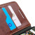 Olixar Leather-Style Nexus 5X Wallet Stand Case - Brown 11