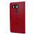 Funda Nexus 5X Olixar Estilo Cuero Tipo Cartera - Roja 4